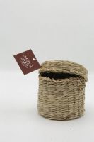 Cane Basket with Lid
