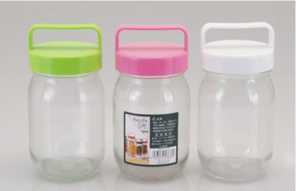 Jar with plastic lid (L)